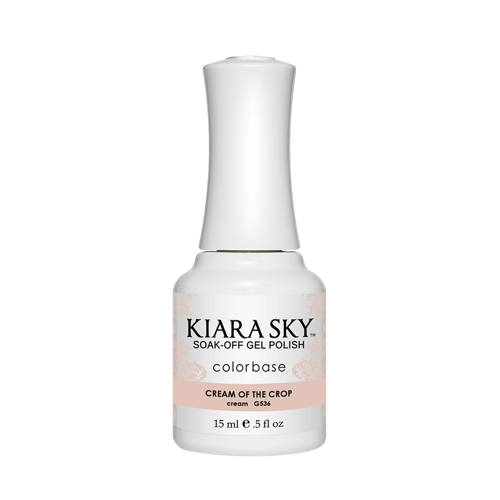 Kiara Sky Gel Polish, G536, Cream Of The crop, 0.5oz MH1004