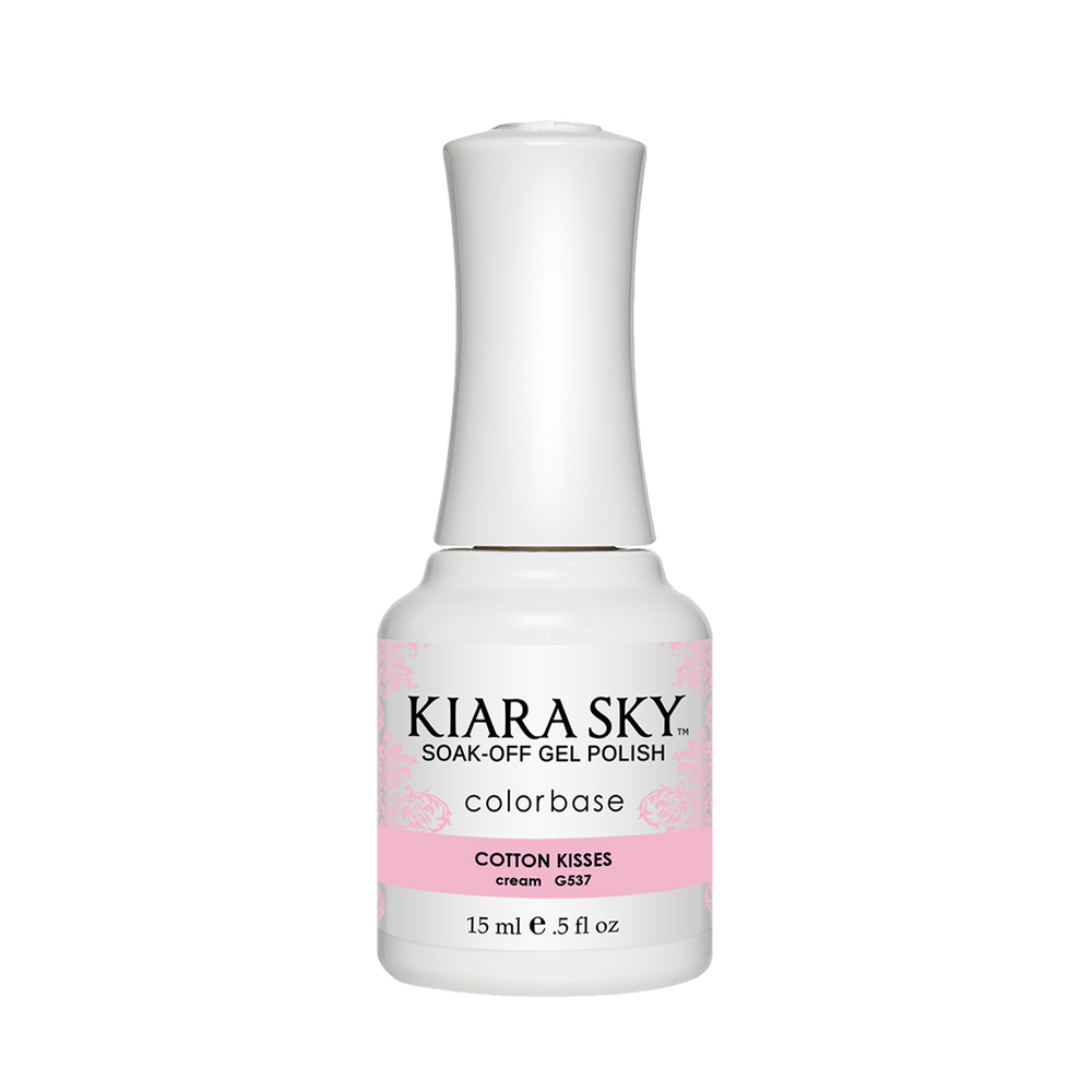 Kiara Sky Gel Polish, G537, Cotton Kisses, 0.5oz MH1004
