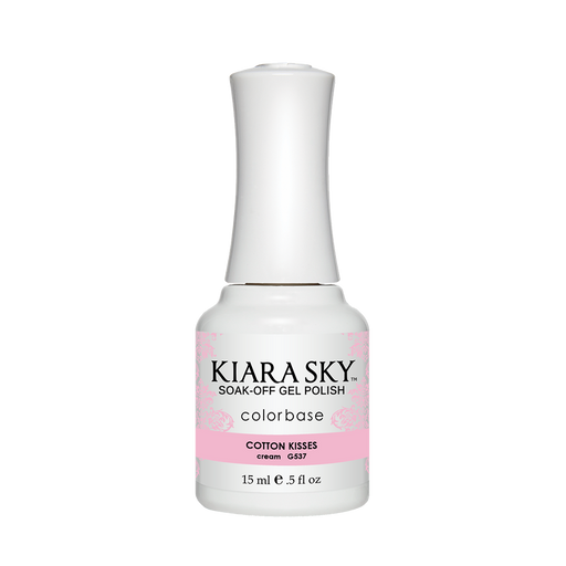 Kiara Sky Gel Polish, G537, Cotton Kisses, 0.5oz MH1004
