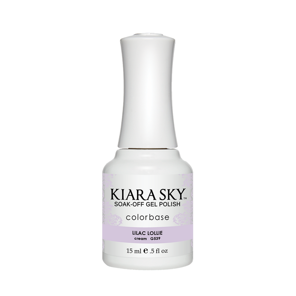 Kiara Sky Gel Polish, G539, Lilac Lollie, 0.5oz MH1004