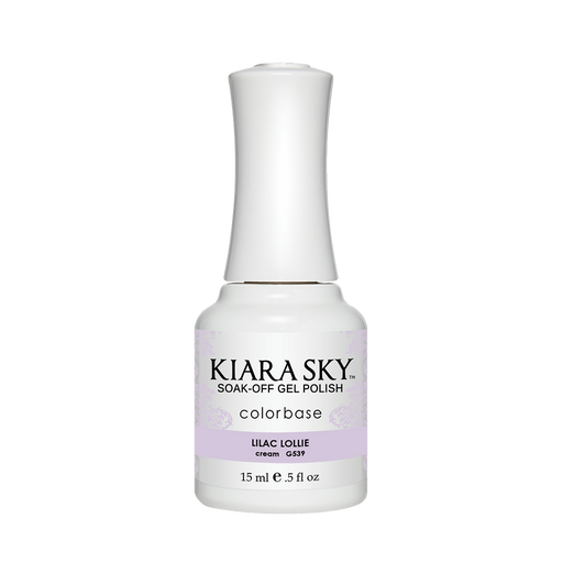 Kiara Sky Gel Polish, G539, Lilac Lollie, 0.5oz MH1004