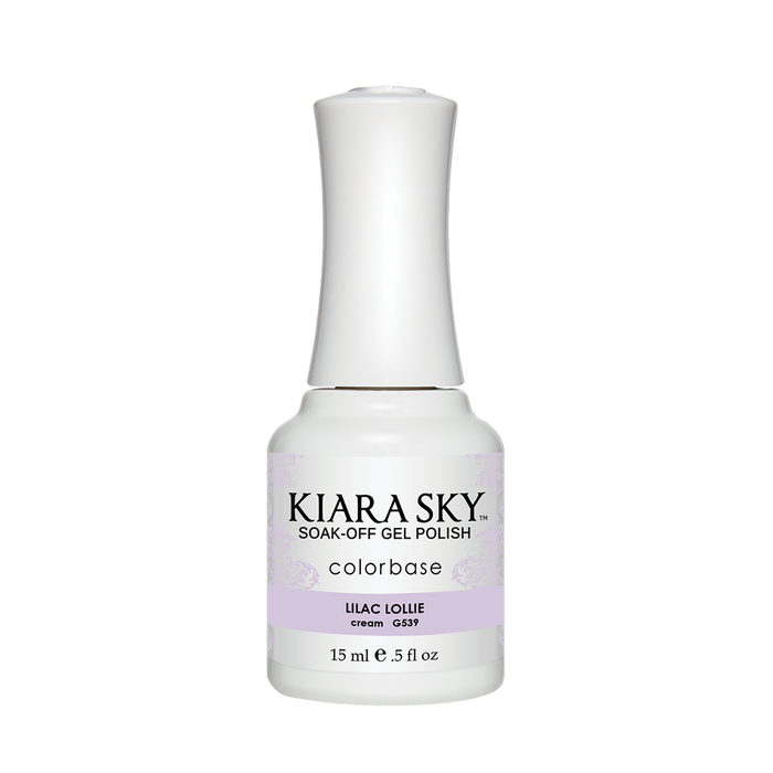 Kiara Sky Gel Polish, G539, Lilac Lollie, 0.5oz MH1004
