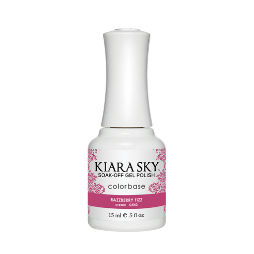 Kiara Sky Gel Polish, G540, Razzberry Fizz, 0.5oz MH1004
