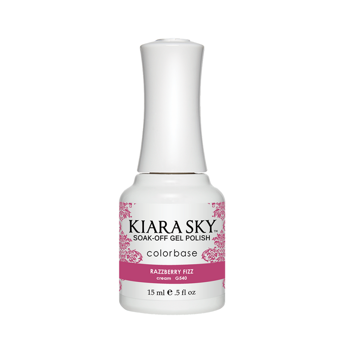 Kiara Sky Gel Polish, G540, Razzberry Fizz, 0.5oz MH1004