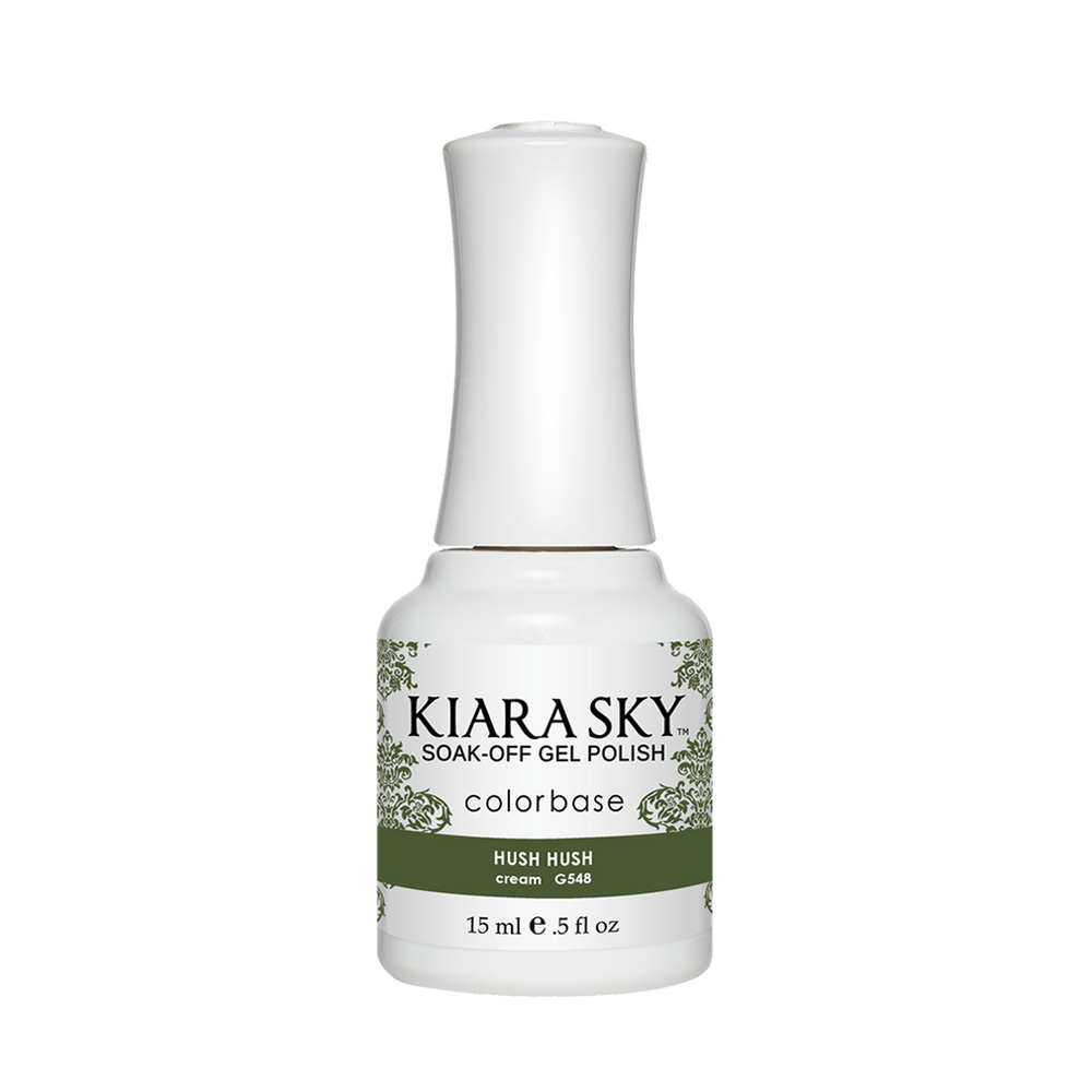 Kiara Sky Gel Polish, G548, Hush Hush, 0.5oz MH1004