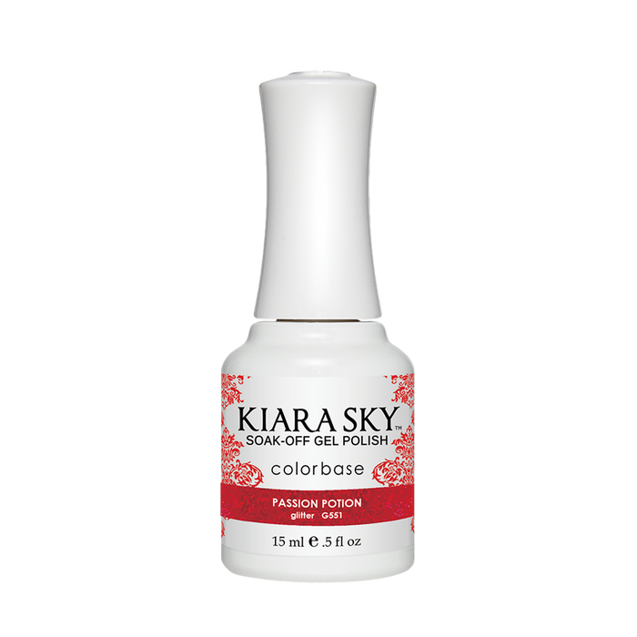 Kiara Sky Gel Polish, G551, Passion Potion, 0.5oz MH1004