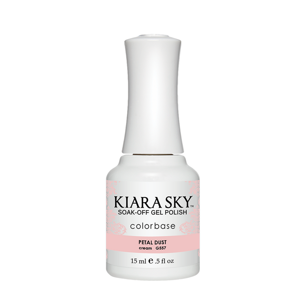 Kiara Sky Gel Polish, G557, Petal Dust, 0.5oz MH1004