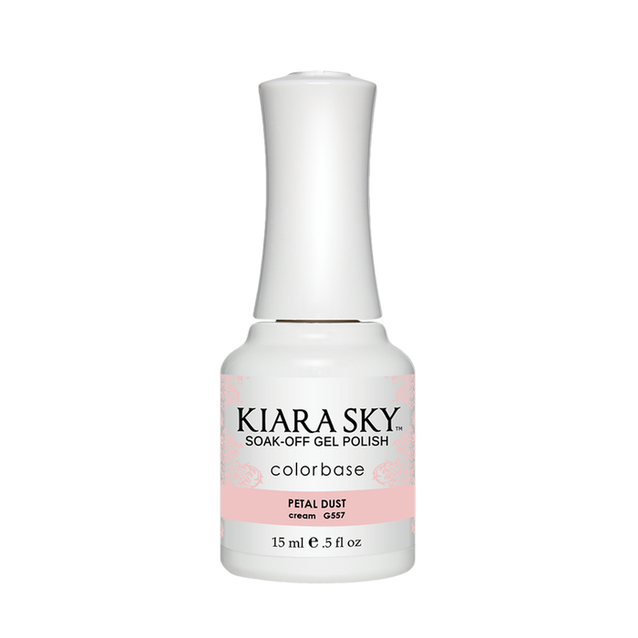Kiara Sky Gel Polish, G557, Petal Dust, 0.5oz MH1004