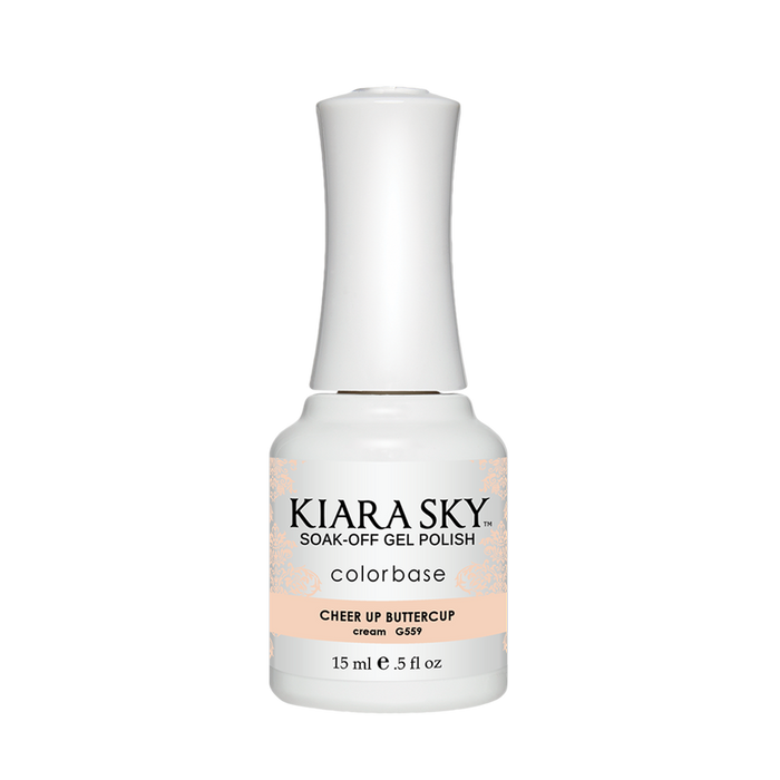 Kiara Sky Gel Polish, G559, Cheer Up Buttercup, 0.5oz MH1004
