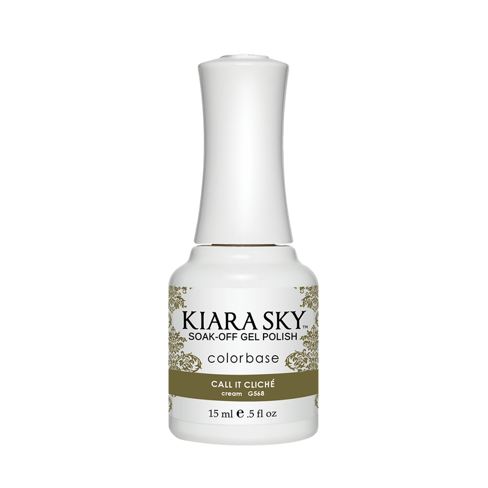 Kiara Sky Gel Polish, G568, Dream Of Paris Collection, Call It Cliche', 0.5oz MH1004