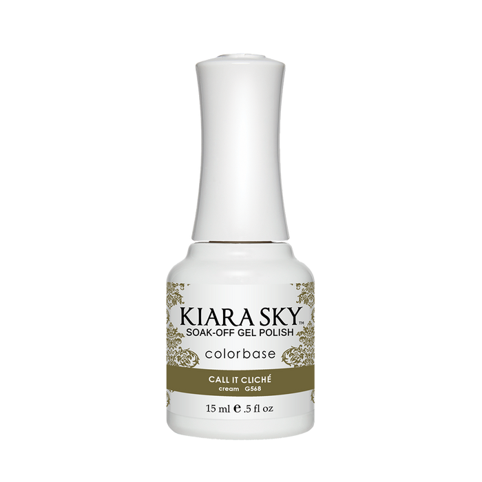 Kiara Sky Gel Polish, G568, Dream Of Paris Collection, Call It Cliche', 0.5oz MH1004