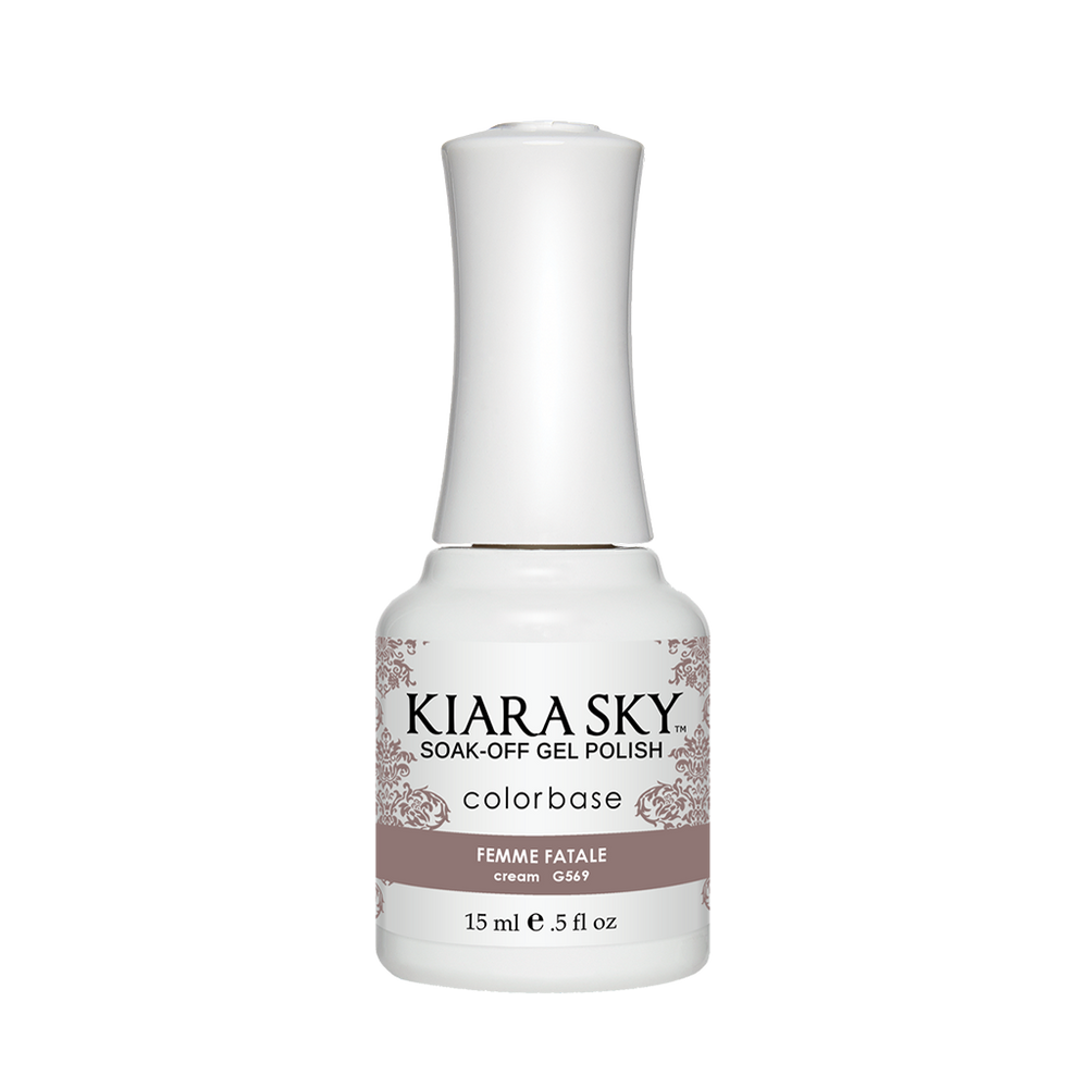 Kiara Sky Gel Polish, G569, Dream Of Paris Collection, Femme Fatale, 0.5oz MH1004
