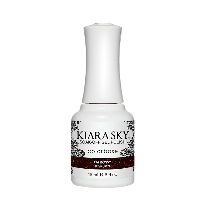 Kiara Sky Gel Polish, G578, Melt Away Collection, I'm Bossy, 0.5oz MH1004