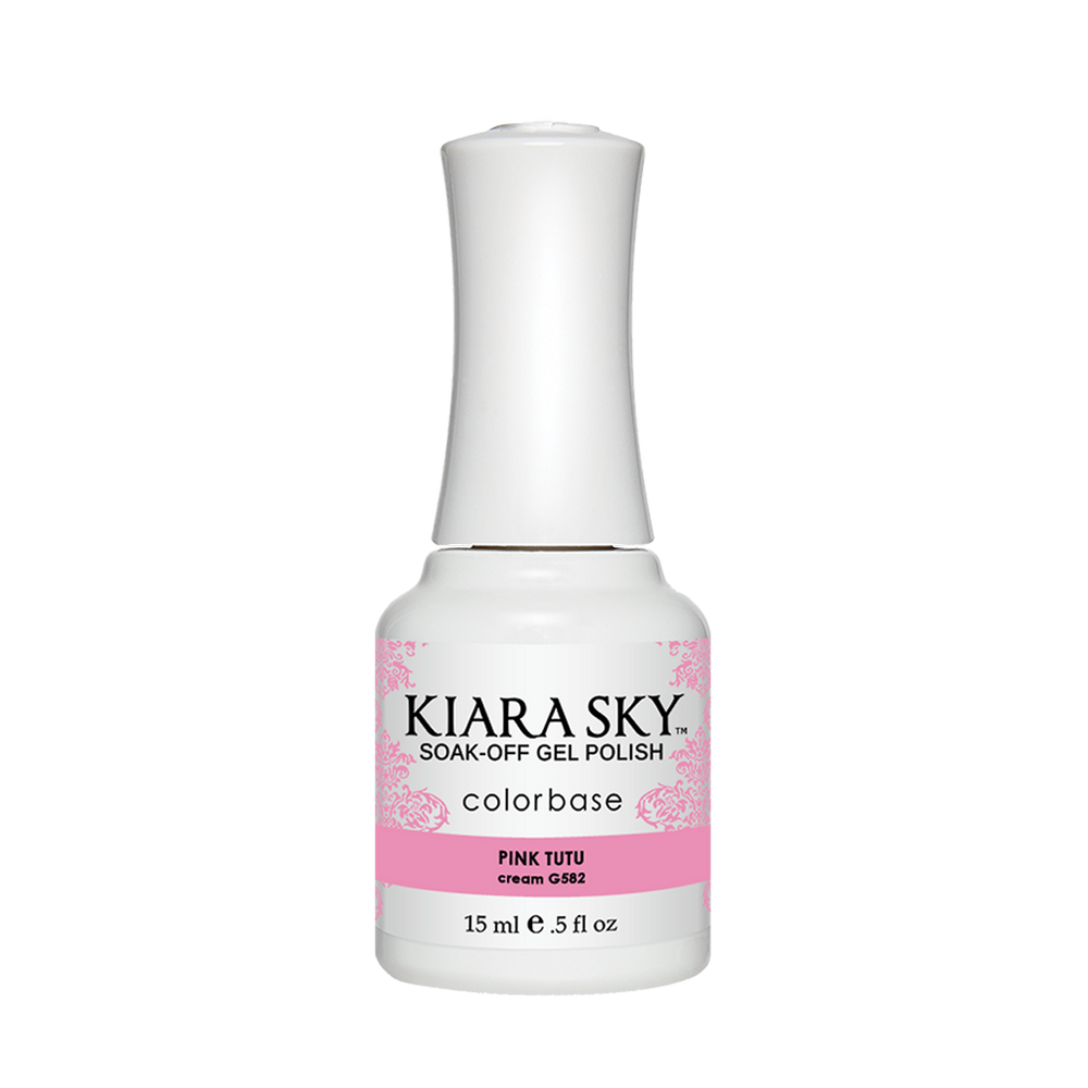 Kiara Sky Gel Polish, G582, Carousel Collection, Pink Tutu, 0.5oz MH1004