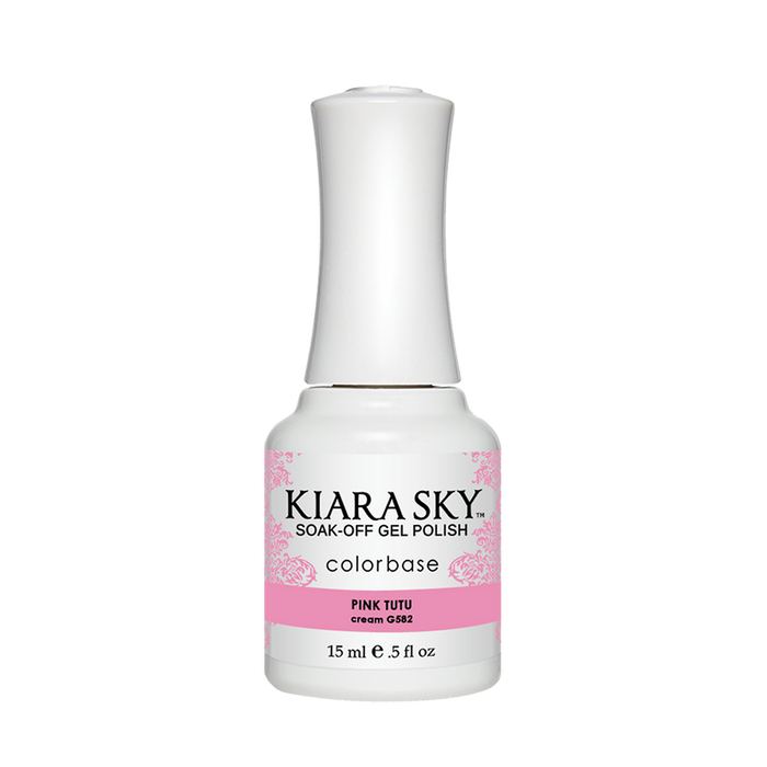 Kiara Sky Gel Polish, G582, Carousel Collection, Pink Tutu, 0.5oz MH1004