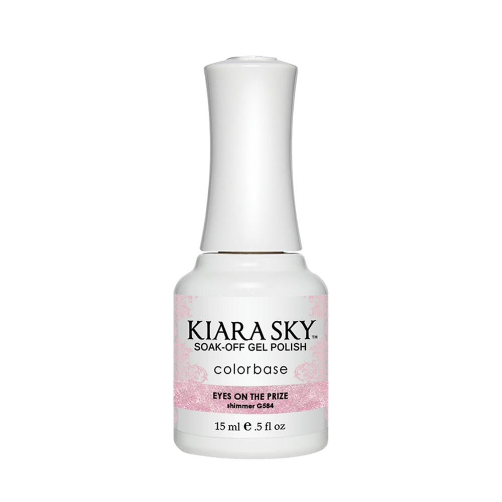 Kiara Sky Gel Polish, G584, Carousel Collection, Eyes On The Prize, 0.5oz MH1004