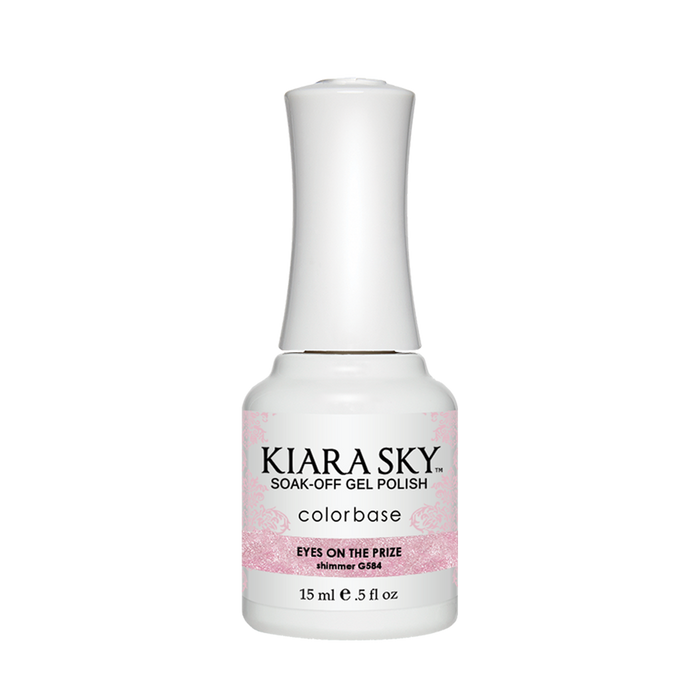 Kiara Sky Gel Polish, G584, Carousel Collection, Eyes On The Prize, 0.5oz MH1004