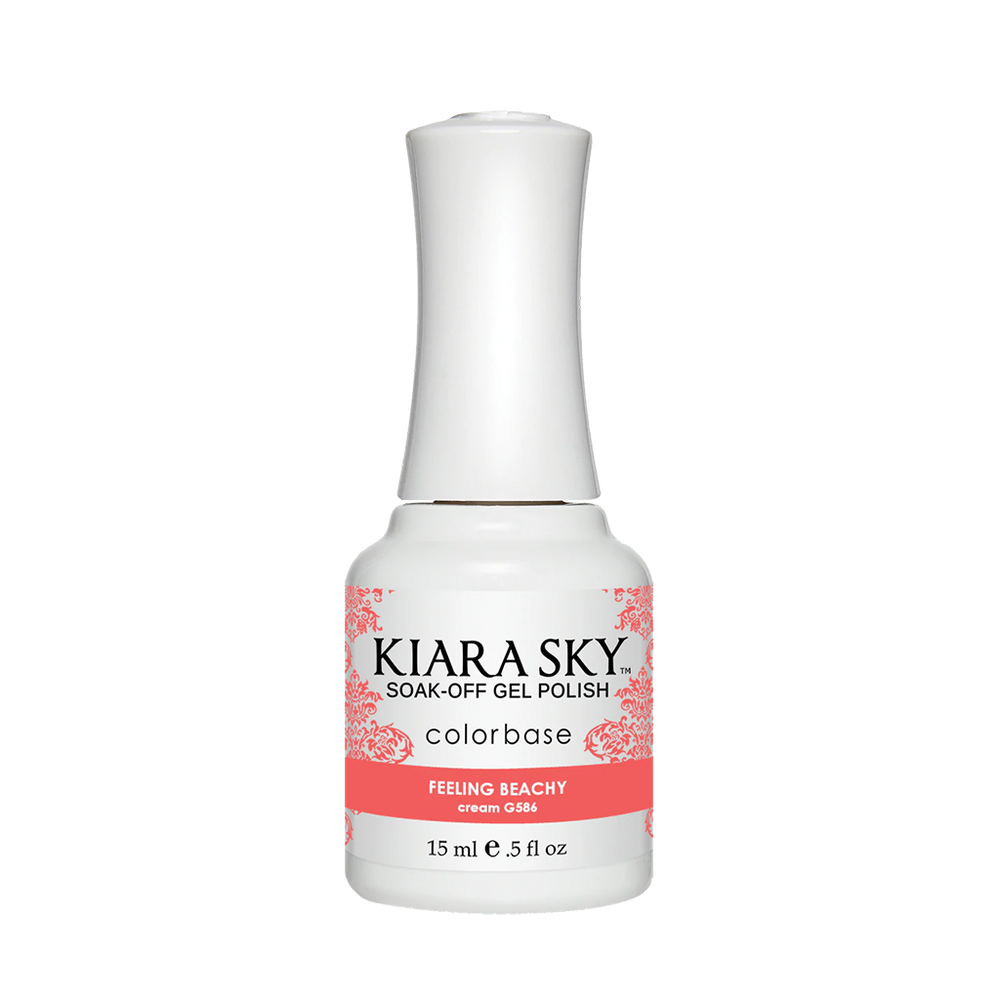 Kiara Sky Gel Polish, G586, Road Trip Collection, Feeling Beachy, 0.5oz MH1004