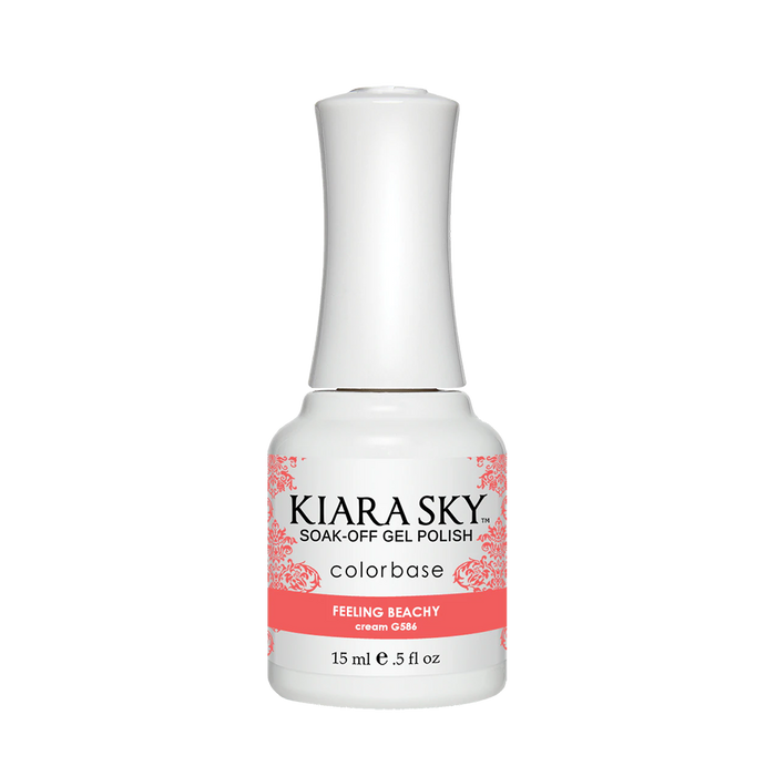 Kiara Sky Gel Polish, G586, Road Trip Collection, Feeling Beachy, 0.5oz MH1004