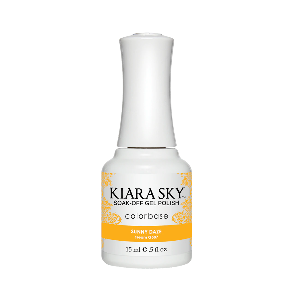 Kiara Sky Gel Polish, G587, Road Trip Collection, Sunny Daze, 0.5oz MH1004