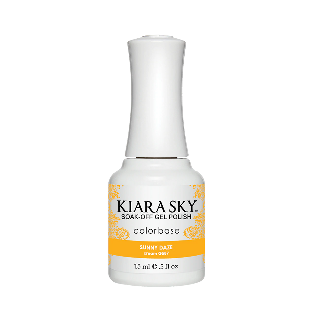 Kiara Sky Gel Polish, G587, Road Trip Collection, Sunny Daze, 0.5oz MH1004