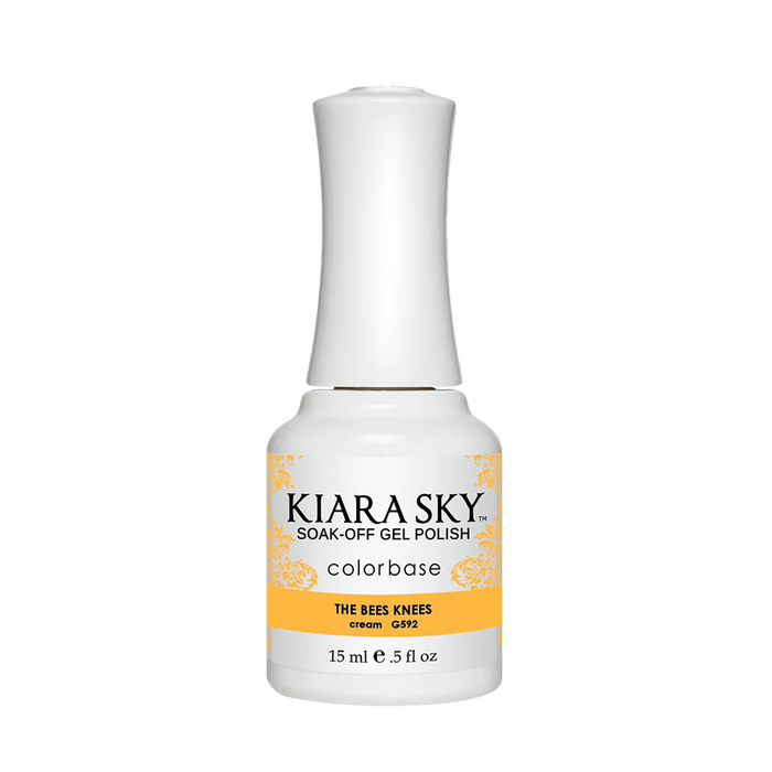 Kiara Sky Gel Polish, London Collection, G592, The Bees Knees, 0.5oz MH1004