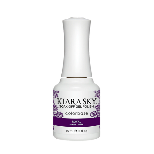 Kiara Sky Gel Polish, London Collection, G596, Royal, 0.5oz MH1004