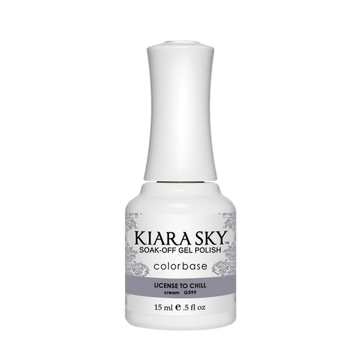 Kiara Sky Gel Polish, Snow Place Like Home Collection, G599, License To Chill, 0.5oz MH1004