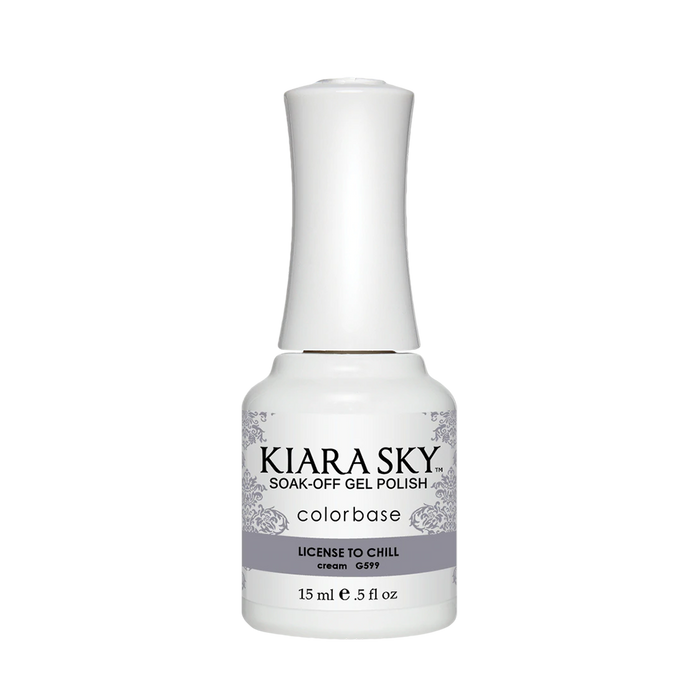 Kiara Sky Gel Polish, Snow Place Like Home Collection, G599, License To Chill, 0.5oz MH1004