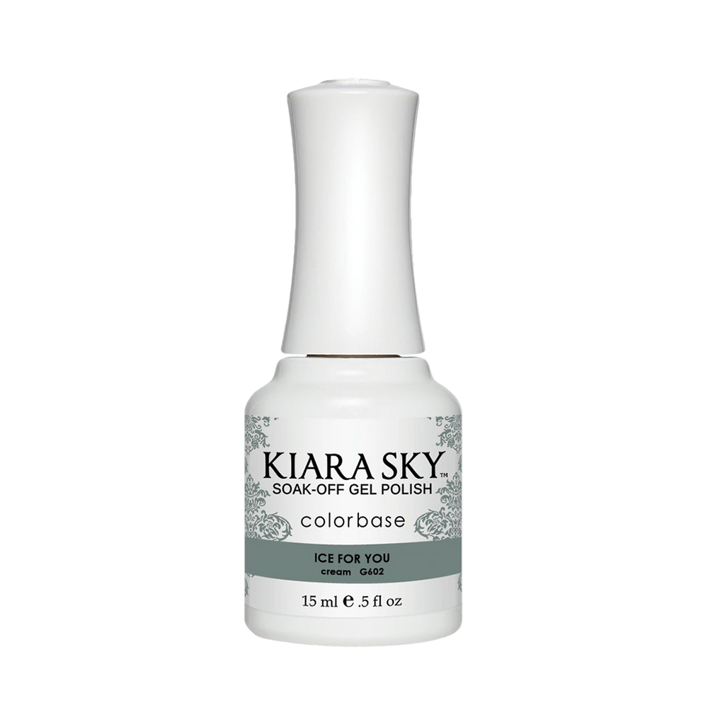 Kiara Sky Gel Polish, Snow Place Like Home Collection, G602, Ice For You, 0.5oz MH1004