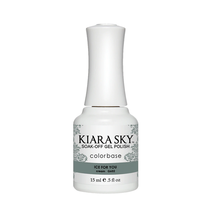 Kiara Sky Gel Polish, Snow Place Like Home Collection, G602, Ice For You, 0.5oz MH1004