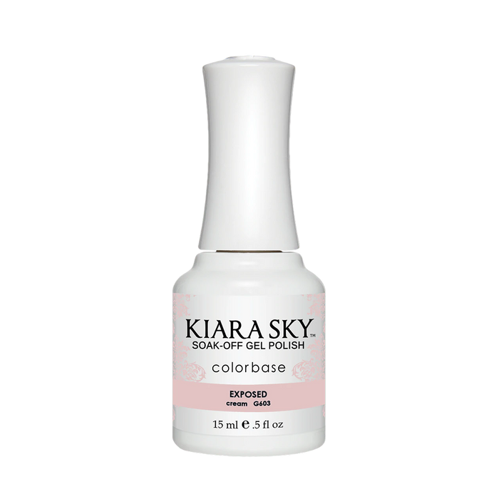 Kiara Sky Gel Polish, In The Nude Collection, G603, Exposed, 0.5oz MH1004