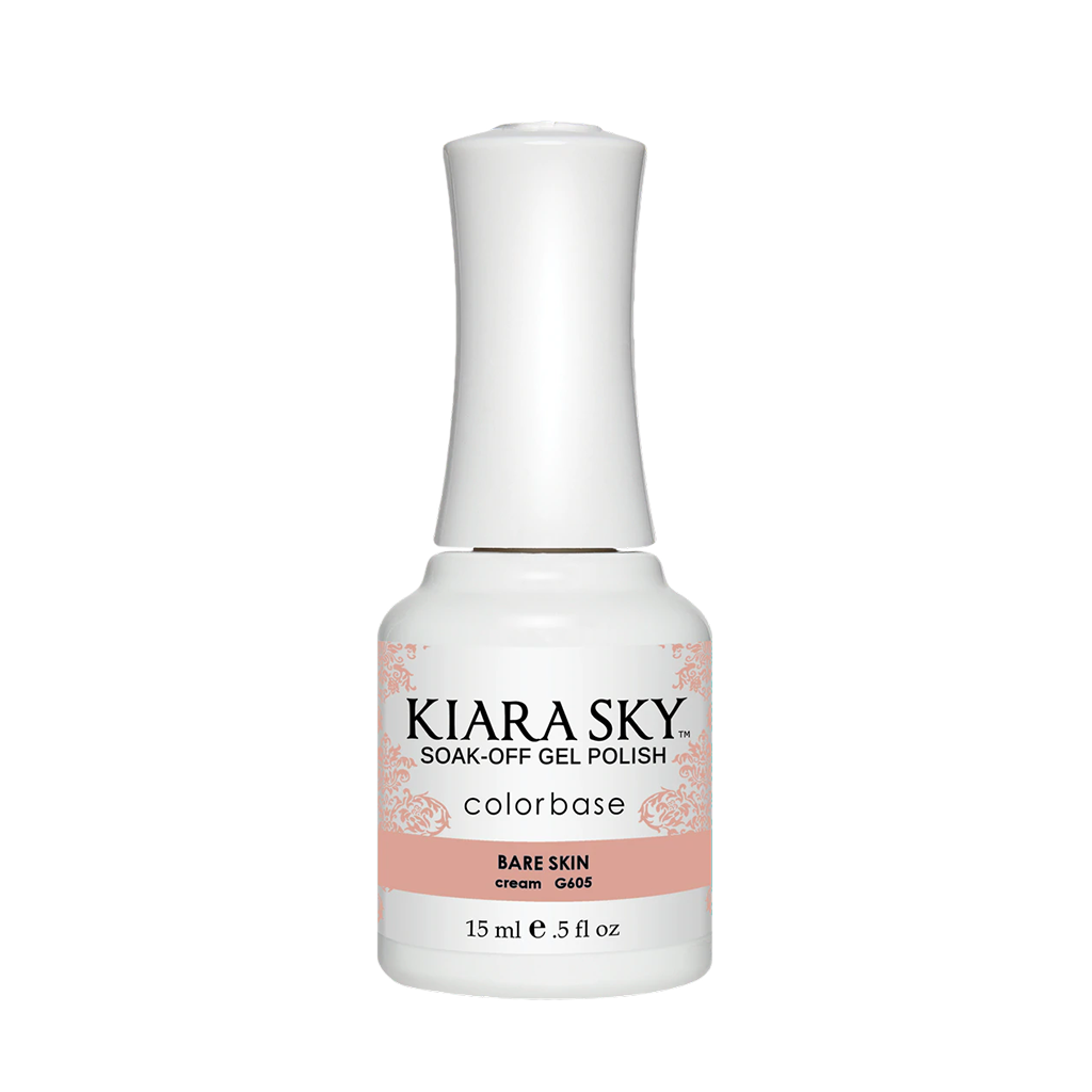 Kiara Sky Gel Polish, In The Nude Collection, G605, Bare Skin, 0.5oz MH1004