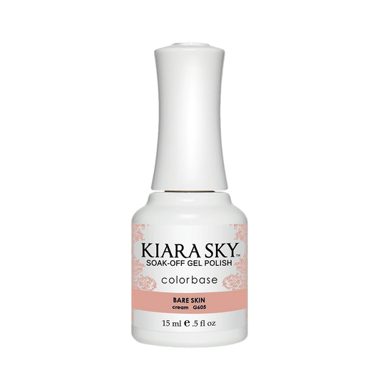 Kiara Sky Gel Polish, In The Nude Collection, G605, Bare Skin, 0.5oz MH1004