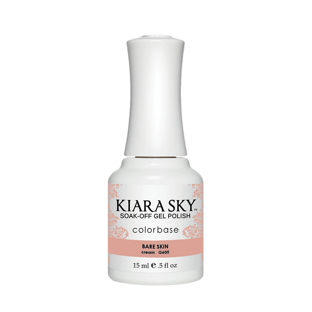 Kiara Sky Gel Polish, In The Nude Collection, G605, Bare Skin, 0.5oz MH1004