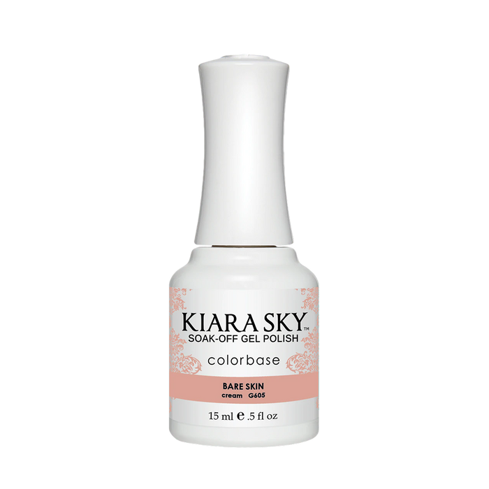 Kiara Sky Gel Polish, In The Nude Collection, G605, Bare Skin, 0.5oz MH1004