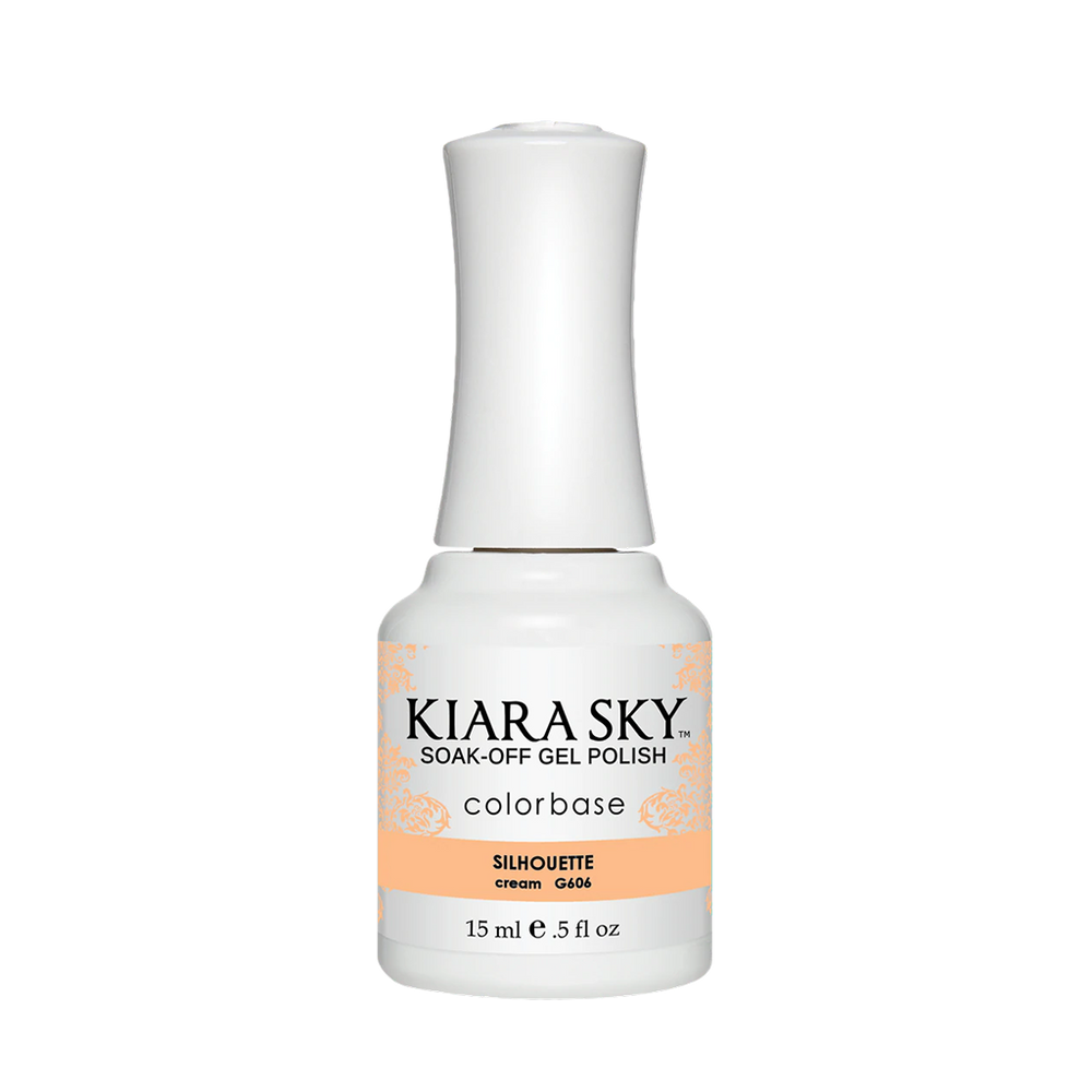 Kiara Sky Gel Polish, In The Nude Collection, G606, Silhouette, 0.5oz MH1004