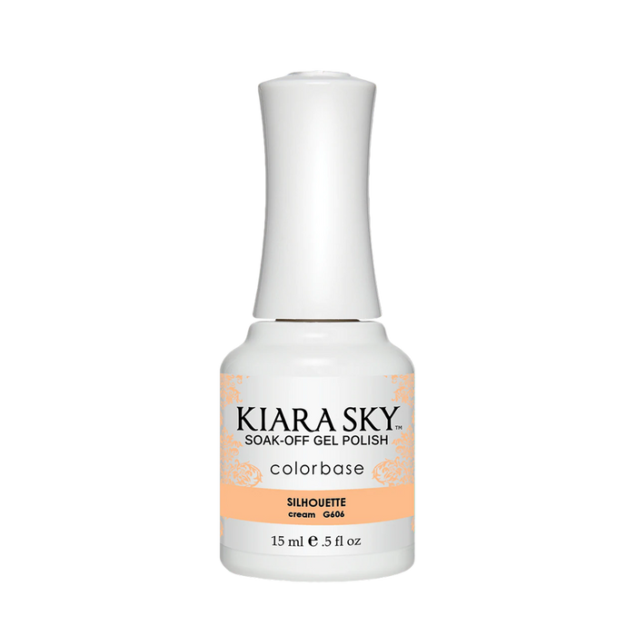 Kiara Sky Gel Polish, In The Nude Collection, G606, Silhouette, 0.5oz MH1004