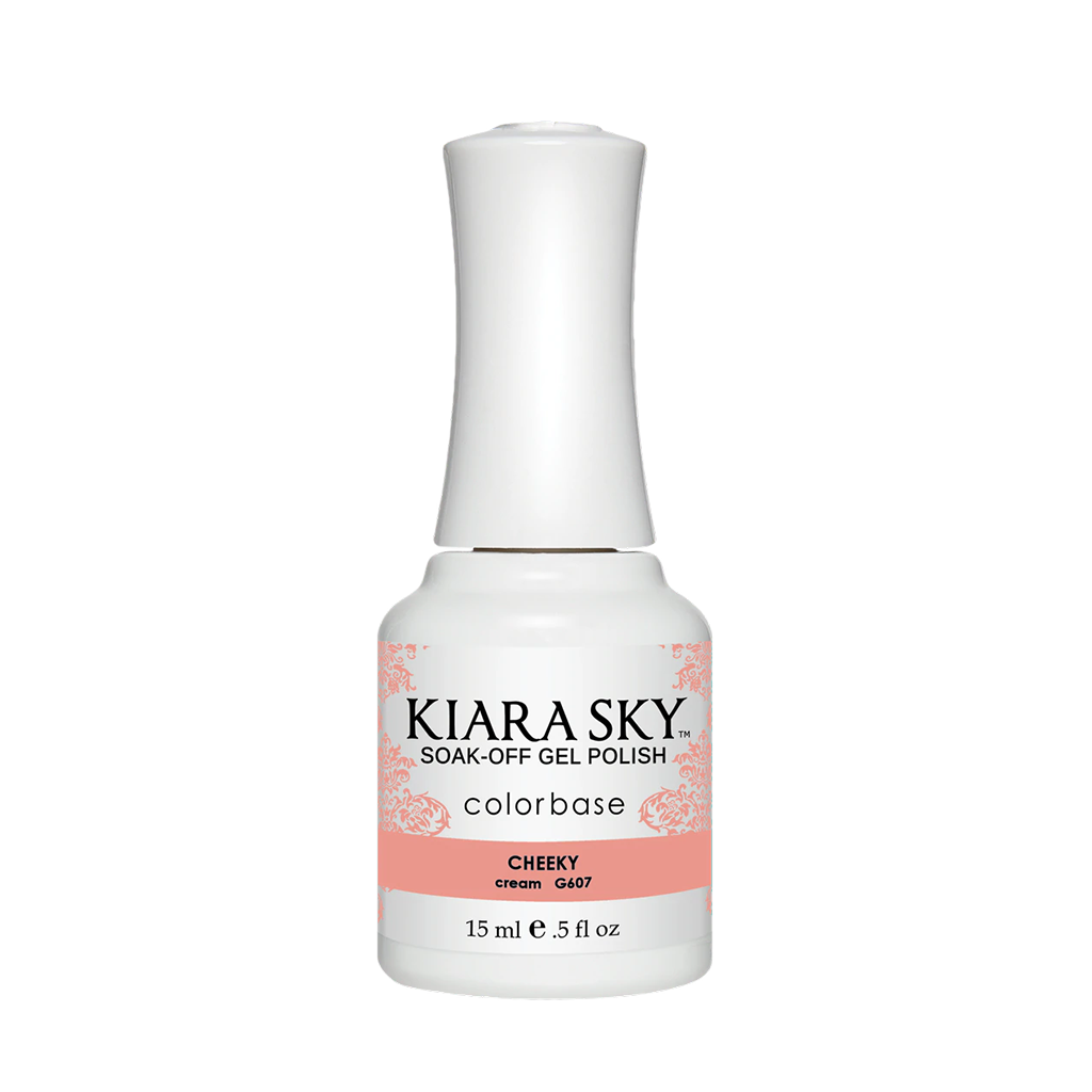 Kiara Sky Gel Polish, In The Nude Collection, G607, Cheeky, 0.5oz MH1004