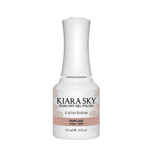 Kiara Sky Gel Polish, In The Nude Collection, G608, Taup-Less, 0.5oz MH1004