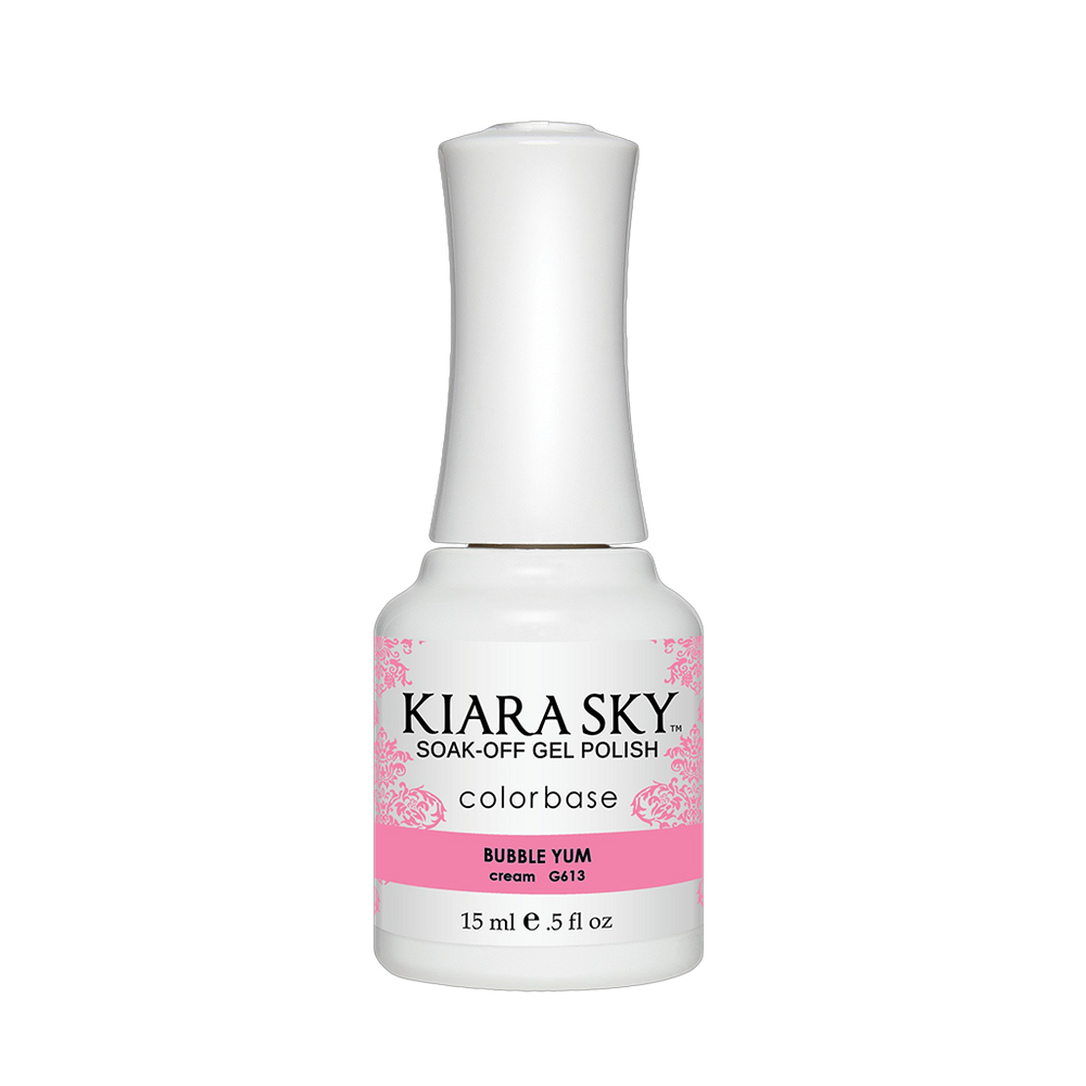 Kiara Sky Gel Polish, Electro Pop Collection, G613, Bubble Yum, 0.5oz OK0518VD