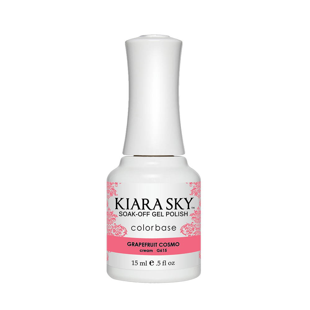 Kiara Sky Gel Polish, Electro Pop Collection, G615, Grapefruit, 0.5oz OK0518VD