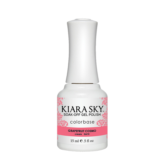 Kiara Sky Gel Polish, Electro Pop Collection, G615, Grapefruit, 0.5oz OK0518VD