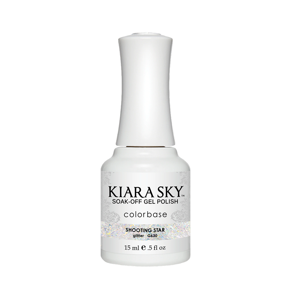 Kiara Sky Gel Polish, Stargazer Collection, G630, Shooting Star, 0.5oz MH1004