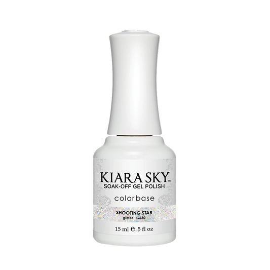 Kiara Sky Gel Polish, Stargazer Collection, G630, Shooting Star, 0.5oz MH1004