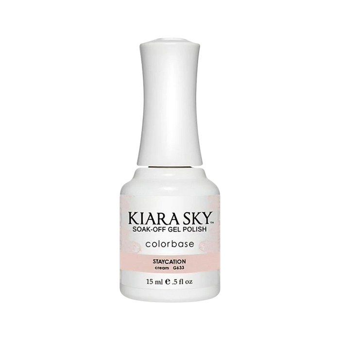 Kiara Sky Gel Polish, Wild & Free Collection, G633, Staycation, 0.5oz MH1004
