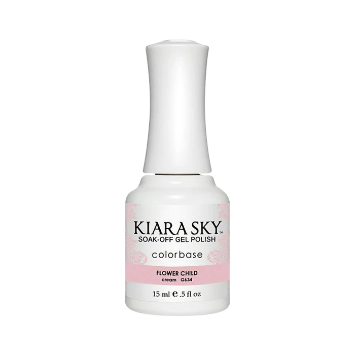 Kiara Sky Gel Polish, Wild & Free Collection, G634, Flower Child, 0.5oz MH1004