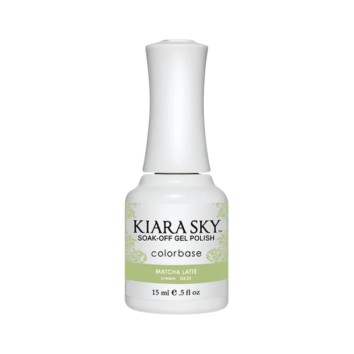 Kiara Sky Gel Polish, Wild & Free Collection, G635, Matcha Latte, 0.5oz MH1004