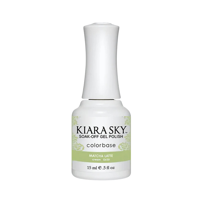 Kiara Sky Gel Polish, Wild & Free Collection, G635, Matcha Latte, 0.5oz MH1004