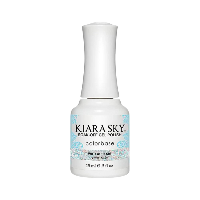 Kiara Sky Gel Polish, Wild & Free Collection, G638, Wild At Heart, 0.5oz MH1004